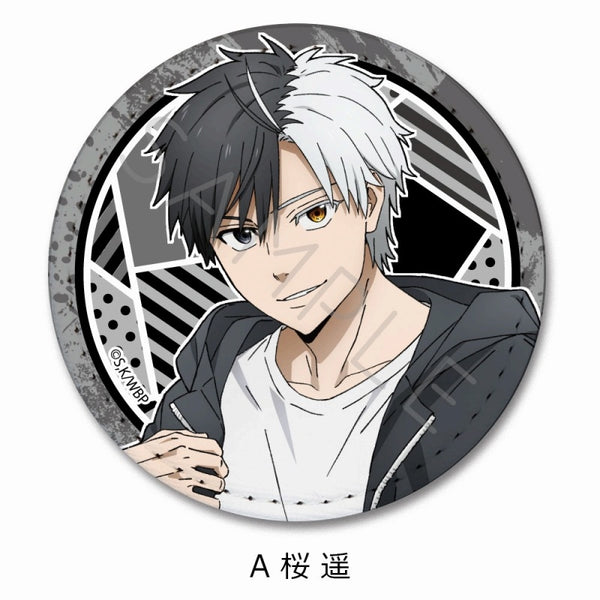 (Goods - Badge) TV Anime WIND BREAKER Leather Badge (Round) A (Haruka Sakura)
