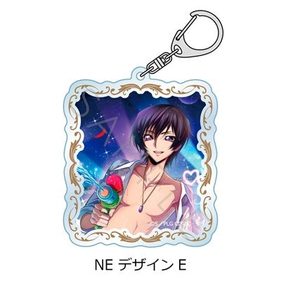(Goods - Keychain) CODE GEASS Lelouch of the Rebellion Acrylic Keychain NE (Design E) (animate Advance Sales)