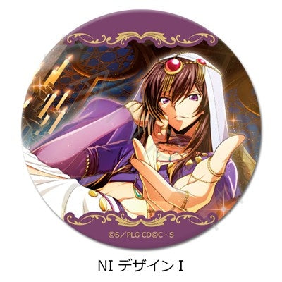 (1BOX=10)(Goods - Badge) CODE GEASS Lelouch of the Rebellion Round Button Badge (75mm) (10 Types Trading) (animate Advance Sales)