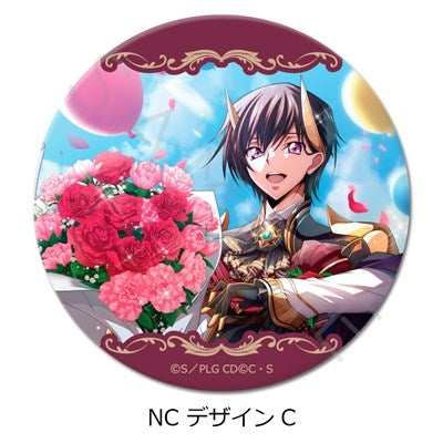 (1BOX=10)(Goods - Badge) CODE GEASS Lelouch of the Rebellion Round Button Badge (75mm) (10 Types Trading) (animate Advance Sales)