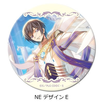 (1BOX=10)(Goods - Badge) CODE GEASS Lelouch of the Rebellion Round Button Badge (75mm) (10 Types Trading) (animate Advance Sales)