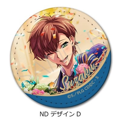 (Goods - Badge) CODE GEASS Lelouch of the Rebellion Leather Badge (Round ) ND (Design D) (animate Advance Sales)