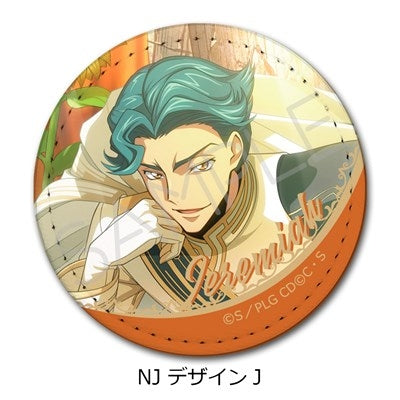 (Goods - Badge) CODE GEASS Lelouch of the Rebellion Leather Badge (Round ) NJ (Design J) (animate Advance Sales)