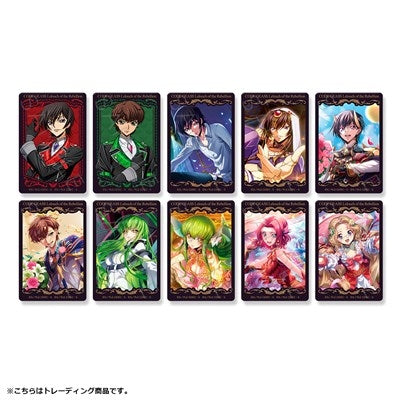 (1BOX=10)(Goods - Sticker) CODE GEASS Lelouch of the Rebellion Clear Card Sticker A (10 Types Trading) (animate Advance Sales)