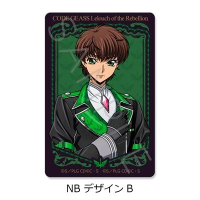 (1BOX=10)(Goods - Sticker) CODE GEASS Lelouch of the Rebellion Clear Card Sticker A (10 Types Trading) (animate Advance Sales)