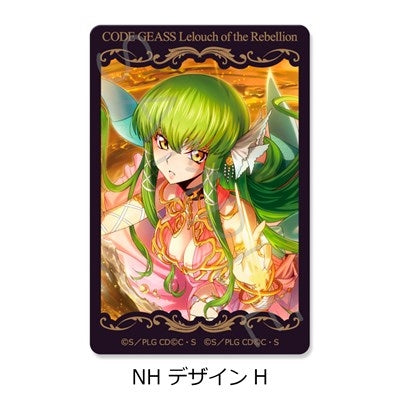 (1BOX=10)(Goods - Sticker) CODE GEASS Lelouch of the Rebellion Clear Card Sticker A (10 Types Trading) (animate Advance Sales)