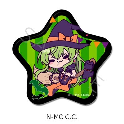 (Goods - Badge) CODE GEASS Lelouch of the Rebellion Star Button Badge N-MC (C. C.) (animate Advance Sales)