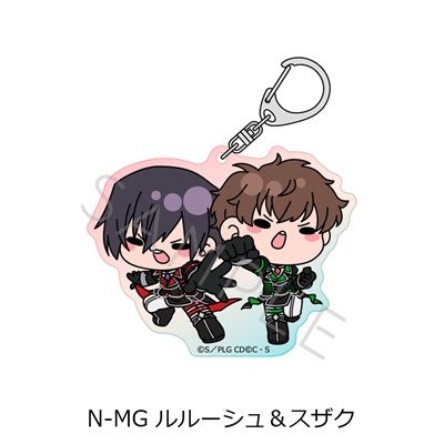 (Goods - Keychain) CODE GEASS Lelouch of the Rebellion Acrylic Keychain N-MG (Lelouch & Suzaku) (animate Advance Sales)
