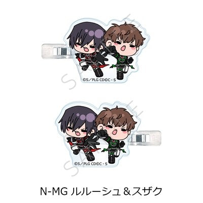 (Goods - Clip) CODE GEASS Lelouch of the Rebellion Hair Clip N-MG (Lelouch & Suzaku) (animate Advance Sales)