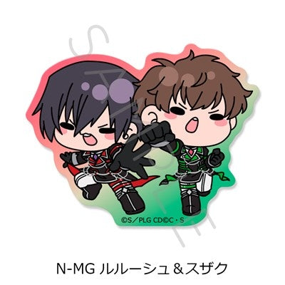 (Goods - Sticker) CODE GEASS Lelouch of the Rebellion ClearDie-cut Sticker N-MG (Lelouch & Suzaku) (animate Advance Sales)