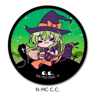 (Goods - Badge) CODE GEASS Lelouch of the Rebellion Leather Badge (Round ) N-MC (C. C.) (animate Advance Sales)