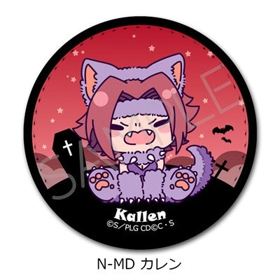 (Goods - Badge) CODE GEASS Lelouch of the Rebellion Leather Badge (Round ) N-MD (Kallen) (animate Advance Sales)