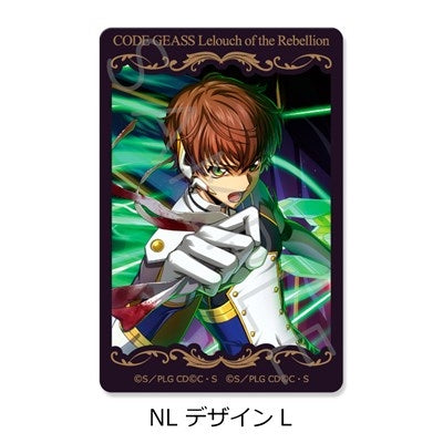 (1BOX=10)(Goods - Sticker) CODE GEASS Lelouch of the Rebellion Clear Card Sticker B (10 Types Trading) (animate Advance Sales)