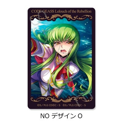 (1BOX=10)(Goods - Sticker) CODE GEASS Lelouch of the Rebellion Clear Card Sticker B (10 Types Trading) (animate Advance Sales)