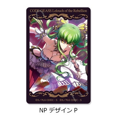 (1BOX=10)(Goods - Sticker) CODE GEASS Lelouch of the Rebellion Clear Card Sticker B (10 Types Trading) (animate Advance Sales)
