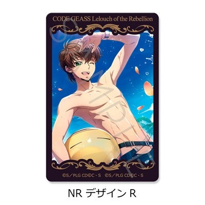 (1BOX=10)(Goods - Sticker) CODE GEASS Lelouch of the Rebellion Clear Card Sticker B (10 Types Trading) (animate Advance Sales)
