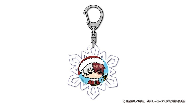 (Goods - Keychain) My Hero Academia Christmas mochocho Acrylic Keychain Shoto Todoroki