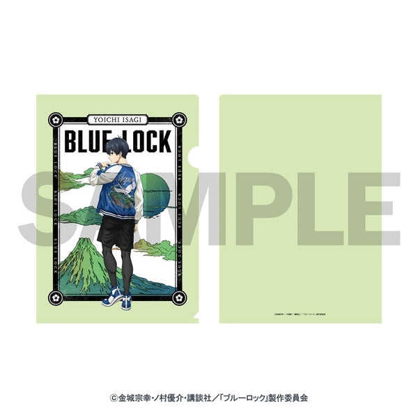 (Goods - Clear File) Blue Lock Wearing Sukajan Souvenir Jacket Exclusive Art Clear File (Yoichi Isagi)