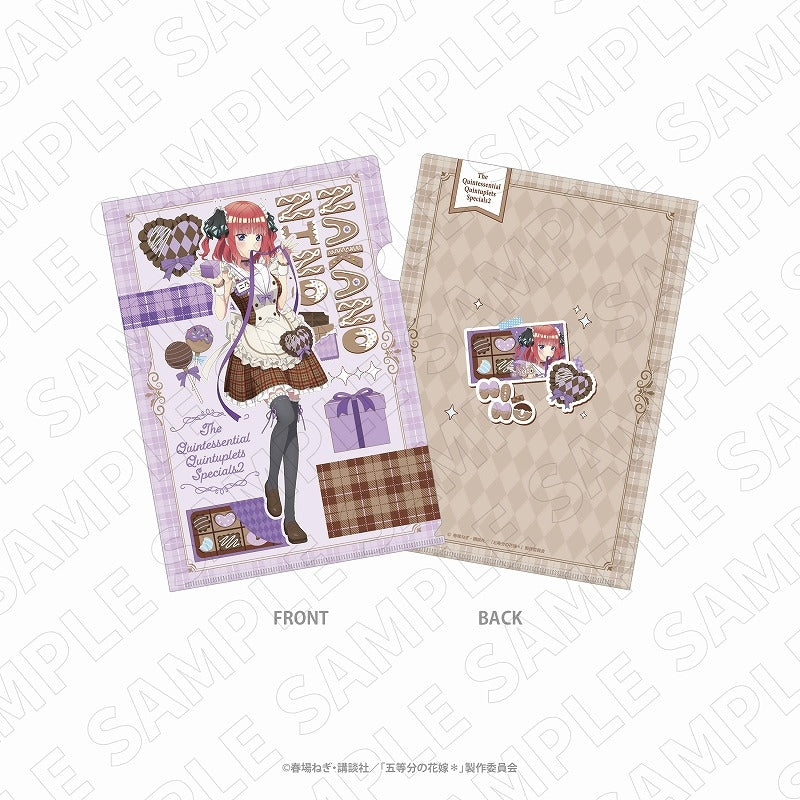 (Goods - Clear File) The Quintessential Quintuplets 3 o'clock The Quintessential Quintuplets Clear File (Nino)