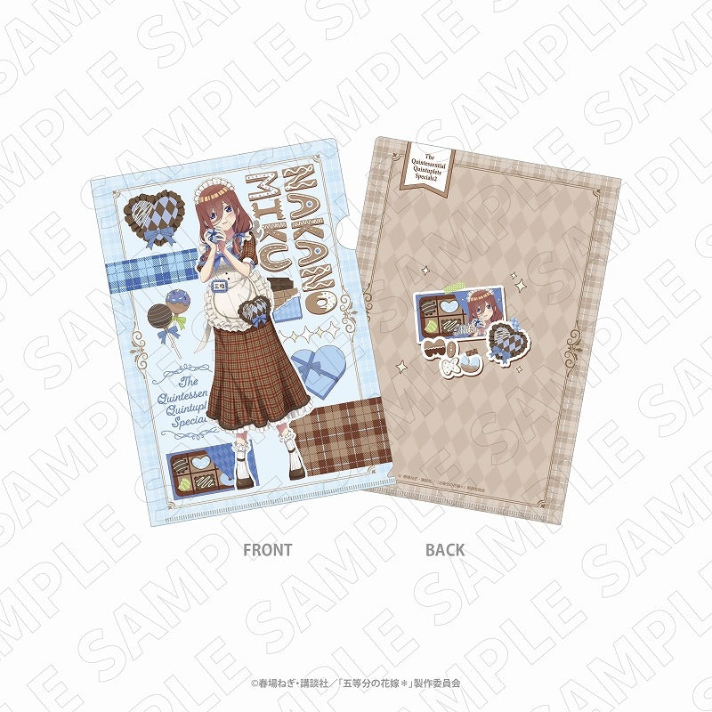 (Goods - Clear File) The Quintessential Quintuplets 3 o'clock The Quintessential Quintuplets Clear File (Miku)