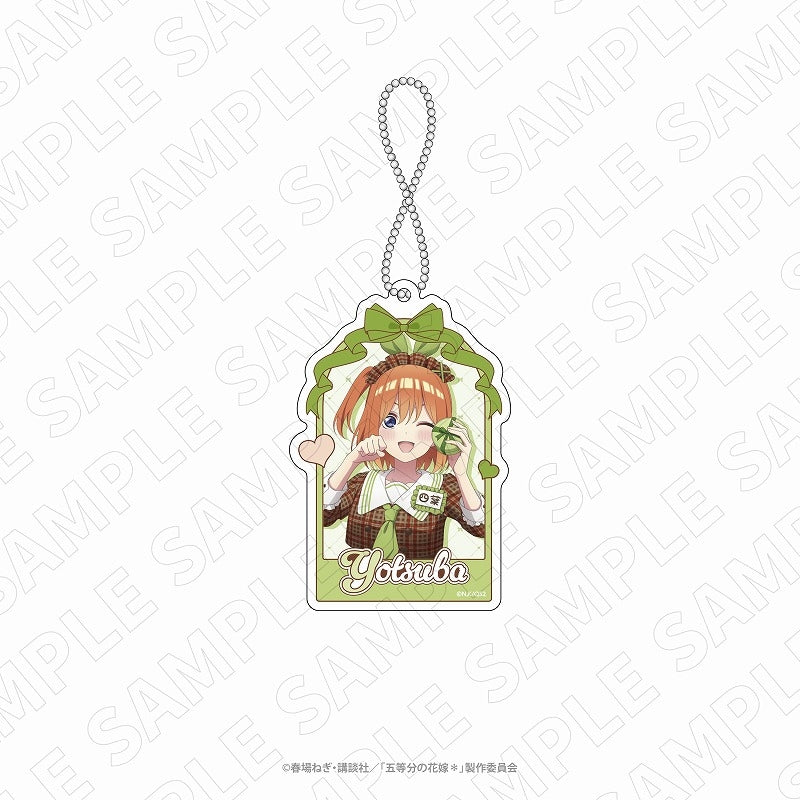 (Goods - Key Chain) The Quintessential Quintuplets 3 o'clock The Quintessential Quintuplets Acrylic Key Chain (Yotsuba)