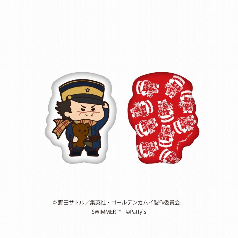(Goods - Cushion) Golden Kamuy x SWIMMER Die-cut Cushion Saichi Sugimoto