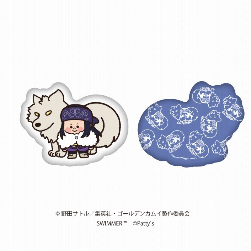 (Goods - Cushion) Golden Kamuy x SWIMMER Die-cut Cushion Asirpa