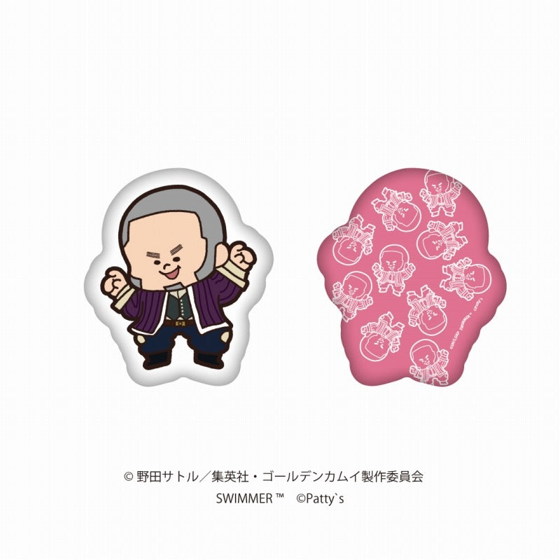 (Goods - Cushion) Golden Kamuy x SWIMMER Die-cut Cushion Yoshitake Shiraishi