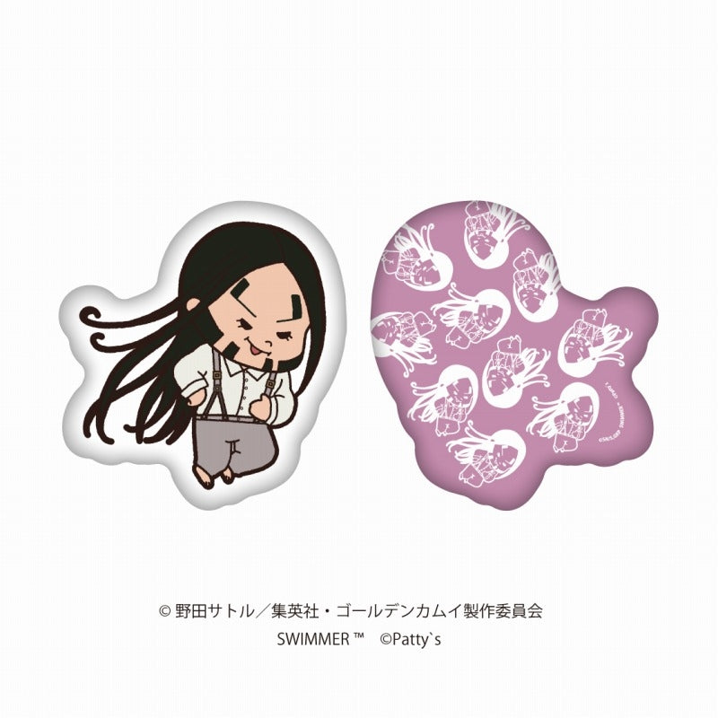 (Goods - Cushion) Golden Kamuy x SWIMMER Die-cut Cushion Fusatarou Oosawa