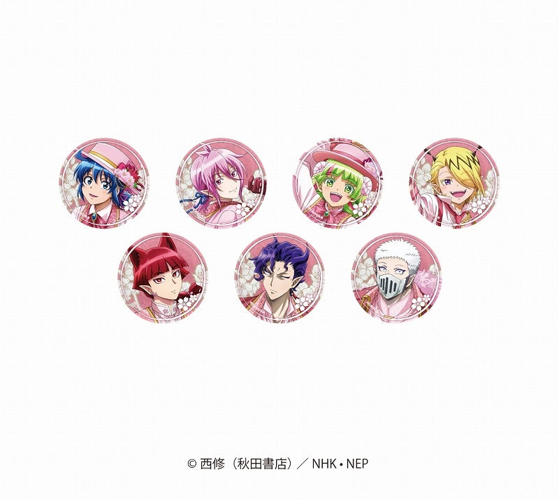 (1BOX=7)(Goods - Badge) Welcome to Demon School! Iruma-kun "Marble Badge" feat. Exclusive Art sakura ver.