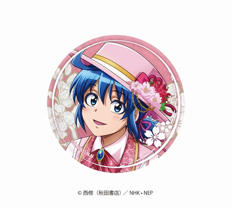 (1BOX=7)(Goods - Badge) Welcome to Demon School! Iruma-kun "Marble Badge" feat. Exclusive Art sakura ver.