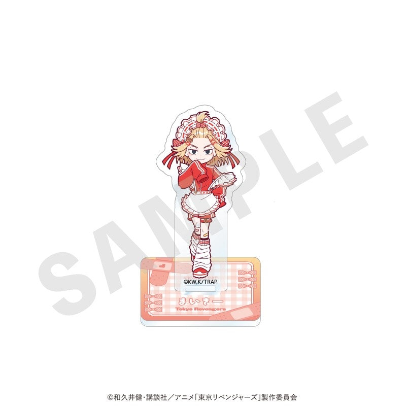 (Goods - Acrylic Stand) TV Anime Tokyo Revengers Chibi Acrylic Stand Jersey Maid ver. (Manjiro Sano)
