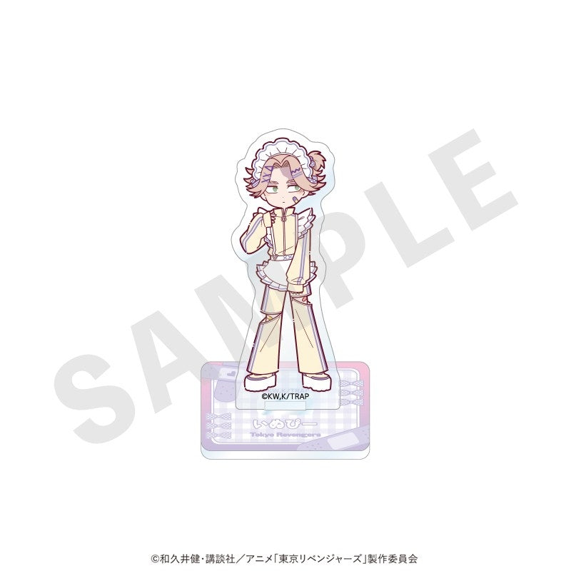 (Goods - Acrylic Stand) TV Anime Tokyo Revengers Chibi Acrylic Stand Jersey Maid ver. (Seishu Inui)