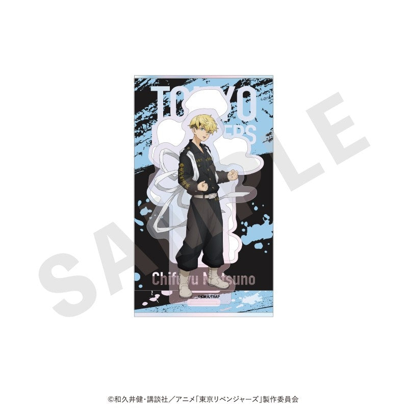 (Goods - Acrylic Stand) TV Anime Tokyo Revengers Iridescent Acrylic Stand w/Background (Chifuyu Matsuno)