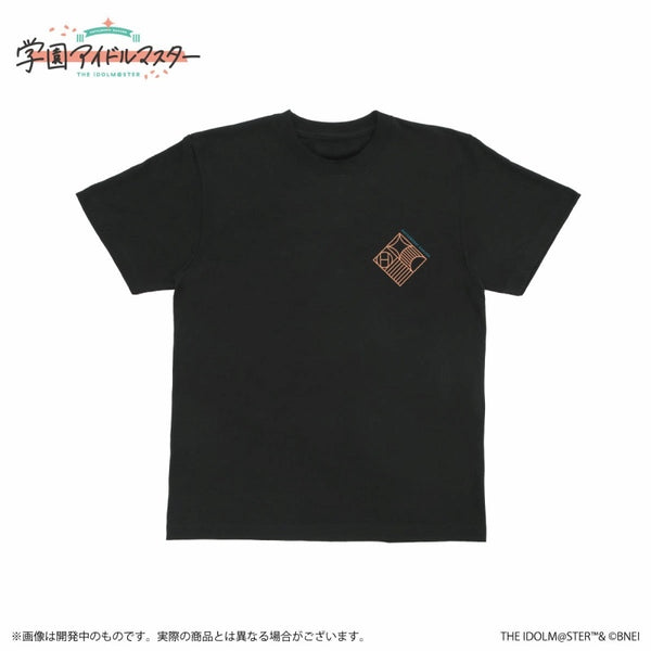 (Goods - Shirt) Gakuen iDOLM@STER Hatsuboshi Gakuen Official T-shirt (Black) M Size