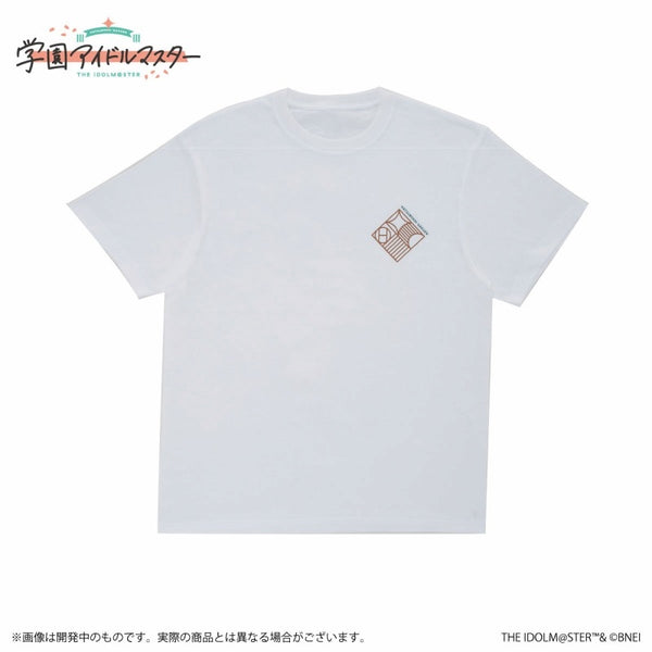 (Goods - Shirt) Gakuen iDOLM@STER Hatsuboshi Gakuen Official T-shirt (White) L Size
