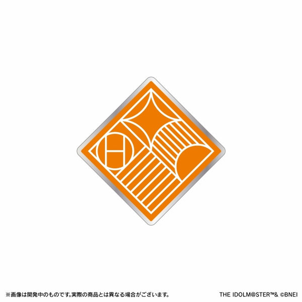 (Goods - Badge) Gakuen iDOLM@STER Hatsuboshi Gakuen Official Pin Badge (Orange)