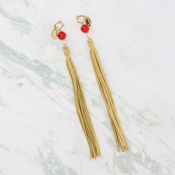 (Goods - Earrings) WIND BREAKER Hayato Suo Tassel Clip-on Earrings