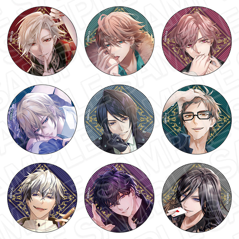 [※Blind](Goods - Badge) Ikemen Villains: Wrapped in Wicked Romance Trading 57mm Button Badge Fantasia ver.