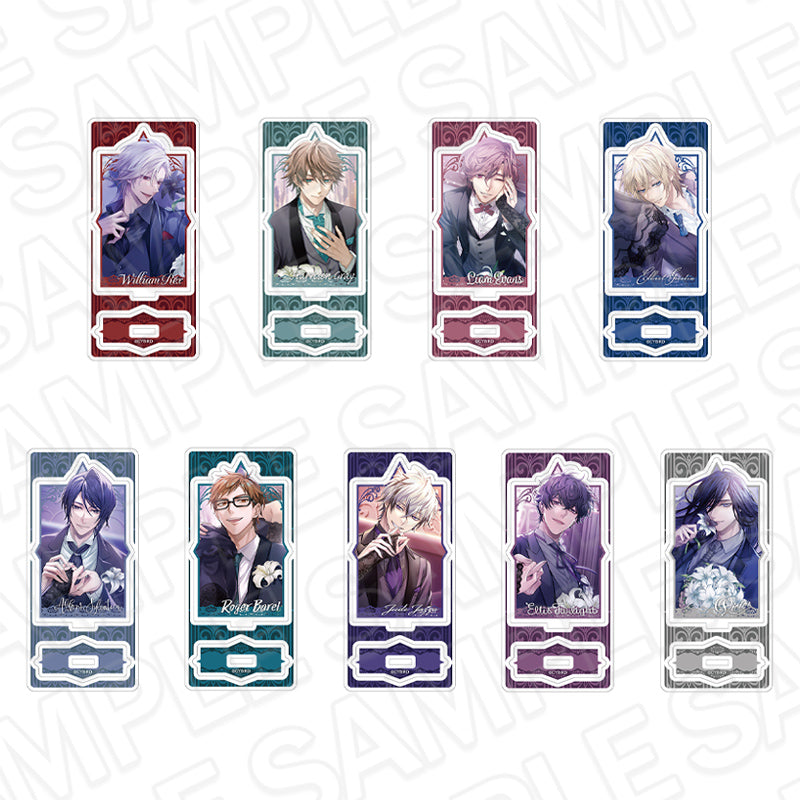 [※Blind](Goods - Acrylic Stand) Ikemen Villains: Wrapped in Wicked Romance Trading Acrylic Stand Wedding Lilies