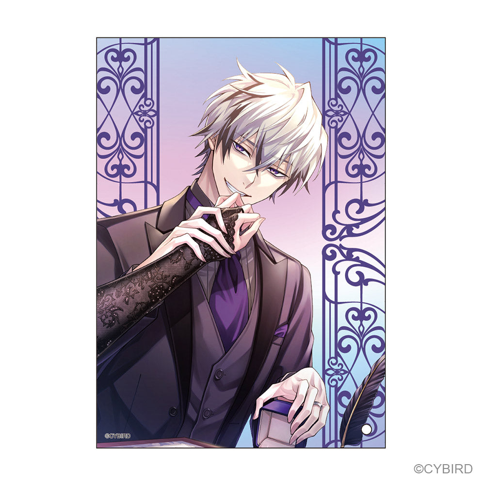 (Goods - Ornament) Ikemen Villains: Wrapped in Wicked Romance B6 Iridescent Acrylic Art Wedding Lilies Jude