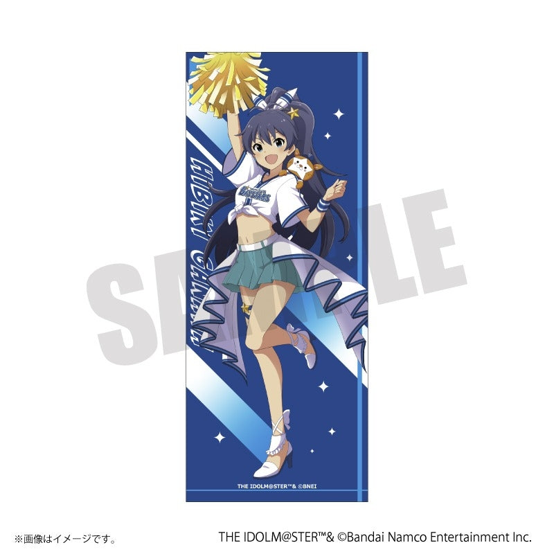 (Goods - Towel) CENTRAL LEAGUE 6 x THE IDOLM@STER BIG Face Towel (6 Types) Hibiki Ganaha