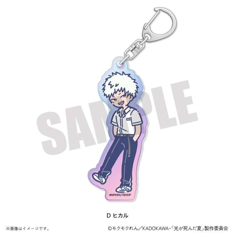 (Goods - Keychain) TV Anime The Summer Hikaru Died Retro Pop Iridescent Acrylic Keychain (7 Types Total) D Hikaru