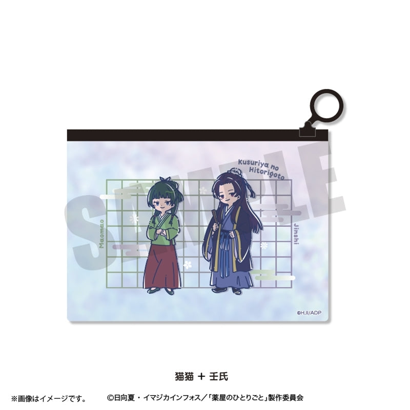 (Goods - Pouch) TV Anime The Apothecary Diaries Retro Pop Iridescent Pouch Maomao + Jinshi