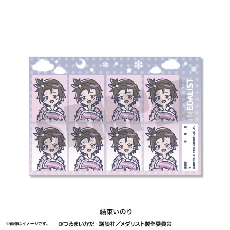 (Goods - Sticker) TV Anime Medalist Retro Pop vol. 2 ID Photo Style Sticker Inori Yuitsuka