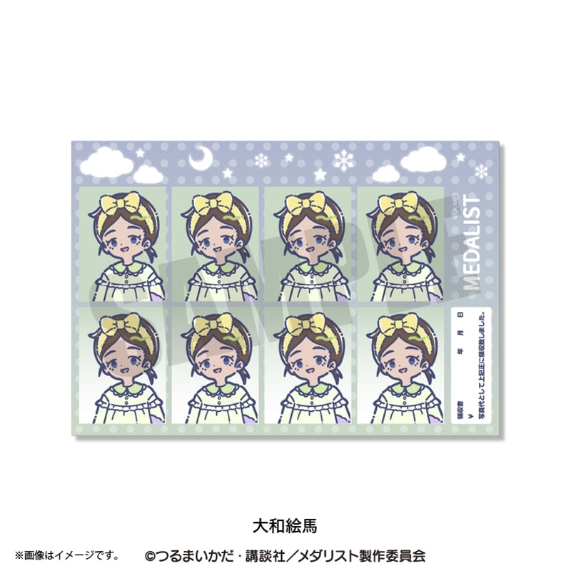 (Goods - Sticker) TV Anime Medalist Retro Pop vol. 2 ID Photo Style Sticker Ema Yamato