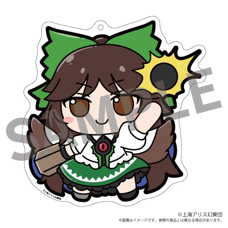 (Goods - Key Chain) Touhou Project Fumo Fumo Acrylic Key Chain 10 Fumo Fumo Utsuho. (Utsuho Reiuji)