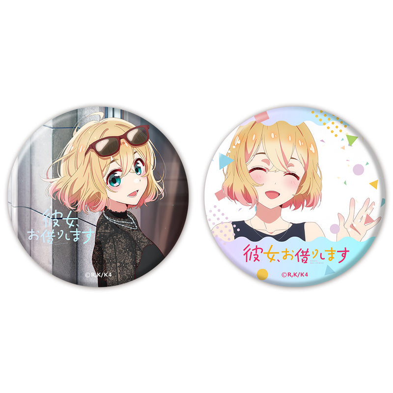 (Goods - Badge) TV Anime Rent-A-Girlfriend Season 4 Iridescent Button Badge Set of 2 Mami Nanami