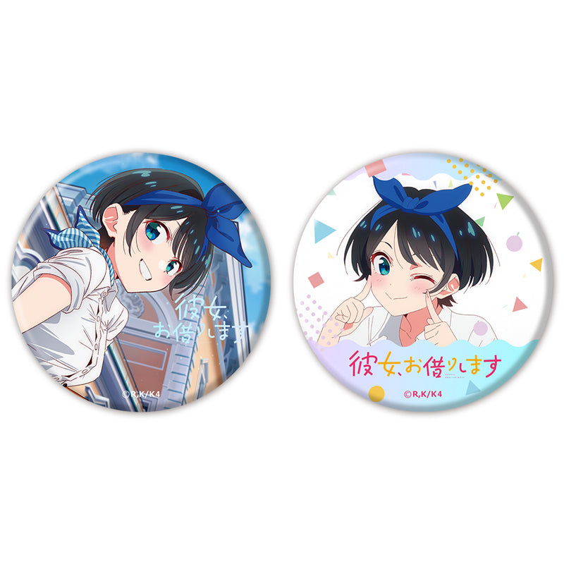 (Goods - Badge) TV Anime Rent-A-Girlfriend Season 4 Iridescent Button Badge Set of 2 Ruka Sarashina