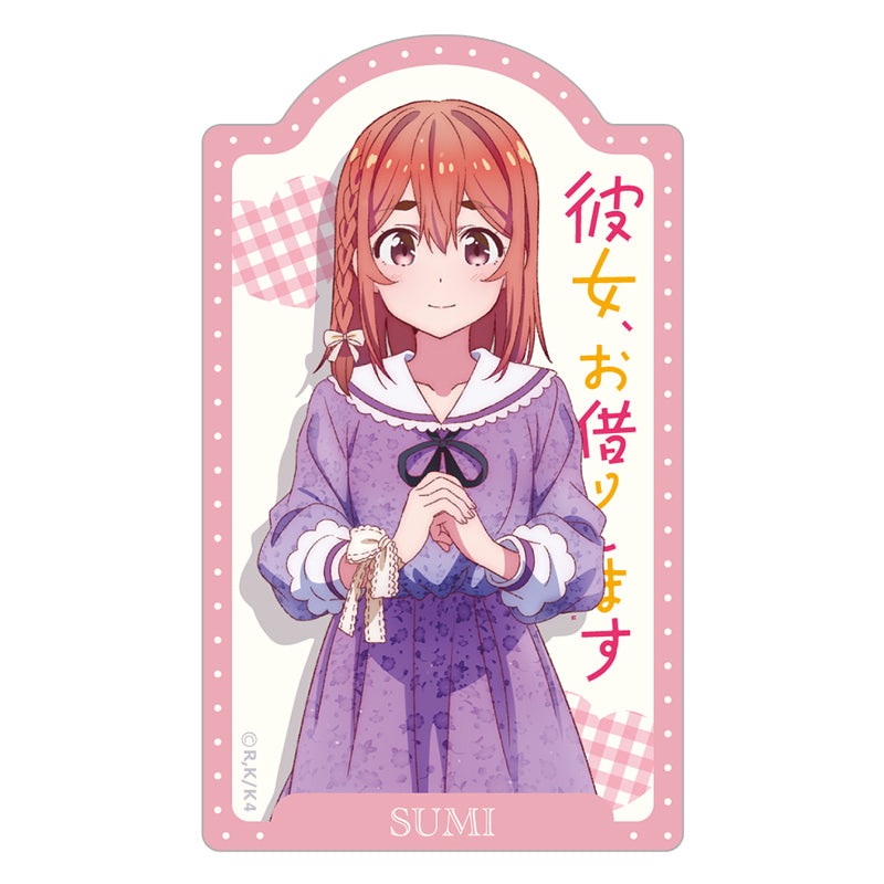 (Goods - Sticker) TV Anime Rent-A-Girlfriend Season 4 Die-cut Sticker Sumi Sakurasawa